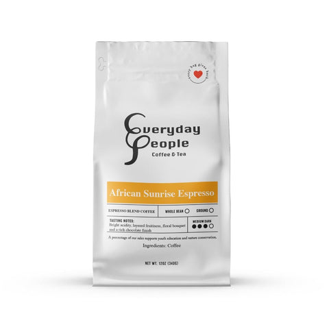 African Sunrise Espresso - Medium Dark - Everyday People Coffee & Tea