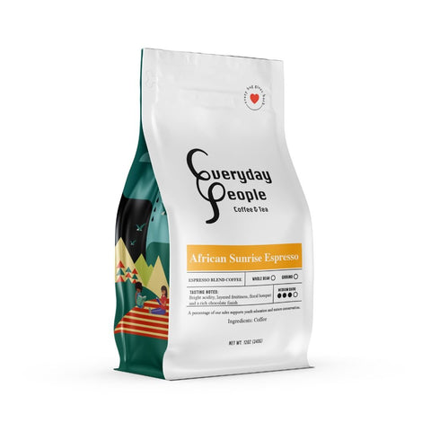 African Sunrise Espresso - Medium Dark - Everyday People Coffee & Tea