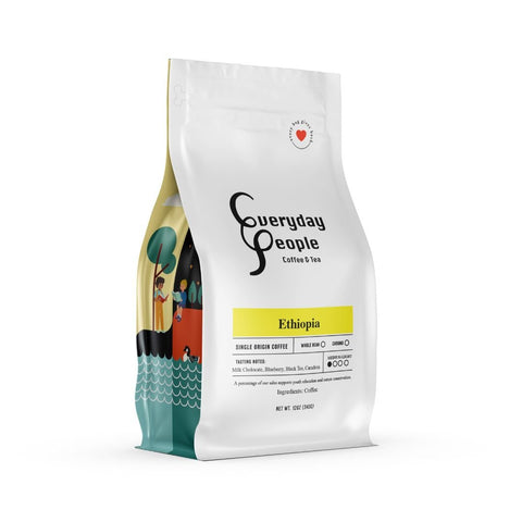 Ethiopia Natural Single Origin - Medium Light Roast - Everyday People Coffee & Tea